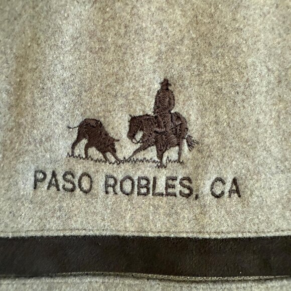 Cripple Creek Vest Wool Western Cowboy Embroider California Ranch - Picture 5 of 9